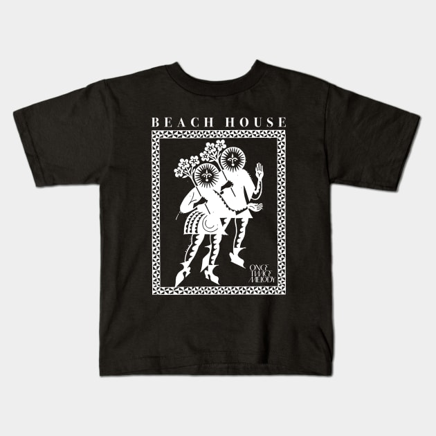 Beach House Once Twice Melody Black Kids T-Shirt by Moderate Rock